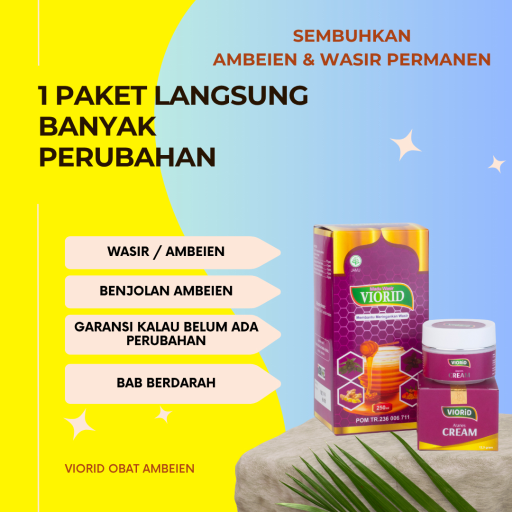 Paling Ampuh Viorid Obat Ambeien Wasir Paling Ampuh Herbal Ambeyen Luar Dalam Stadium 1 2 3 4 Cepat 