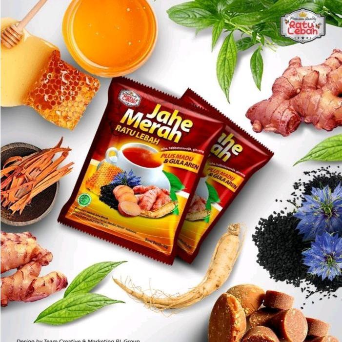 

Jahe Merah Ratu Lebah Plus Madu dan Gula Aren 10 sachet