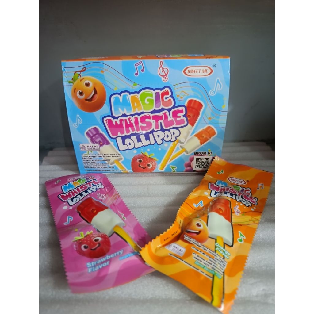 

Sweet Me Magic Whistel Lolipop isi 30 pcs