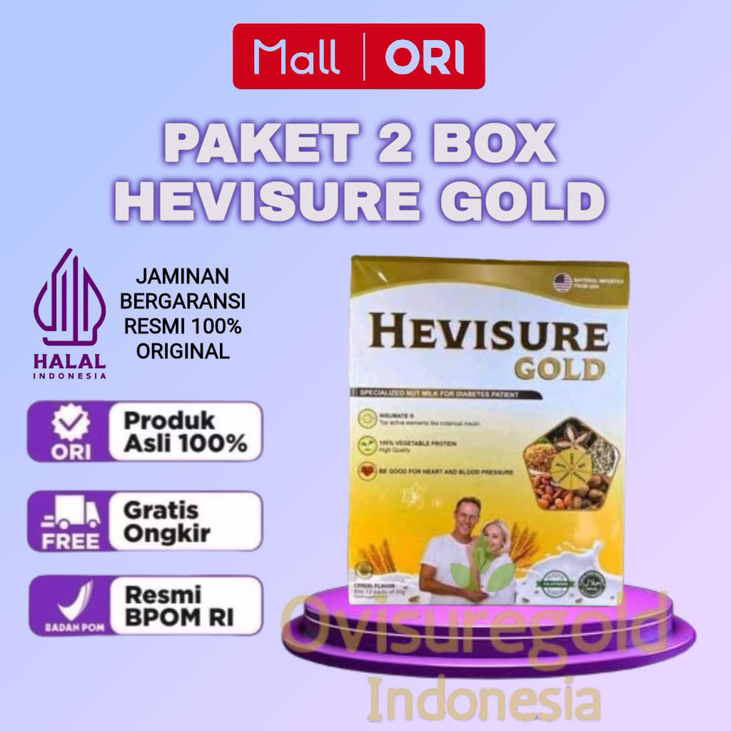 

2 BOK HEVISURE GOLD SUSU UNTUK DIABETES ,HEVISURE GOLD MILK, SUSU BUAT PENDERITA DIABET, DAN KENCING MANIS
