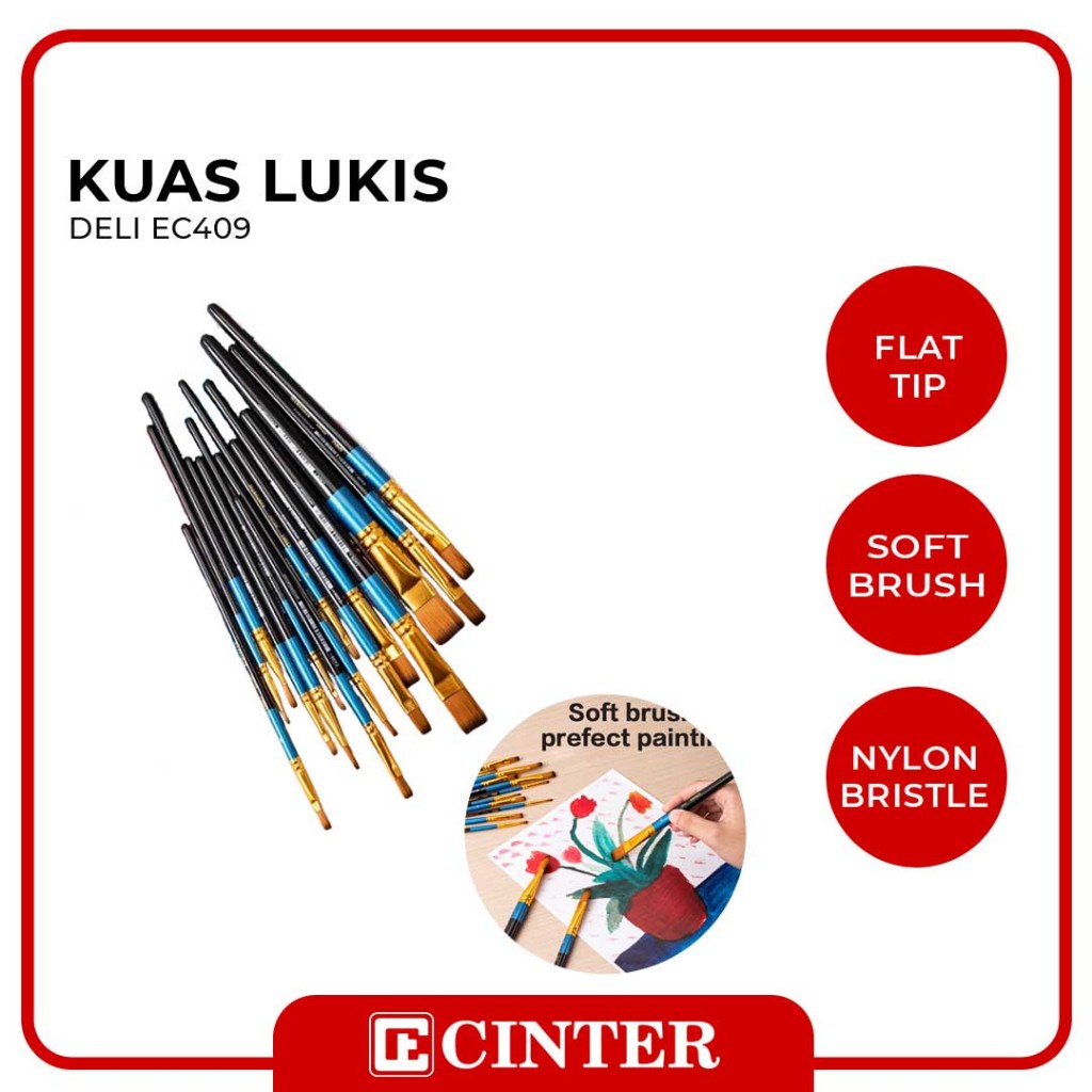 

DELI - KUAS LUKIS / DRAWING PAINTING BRUSH EC409