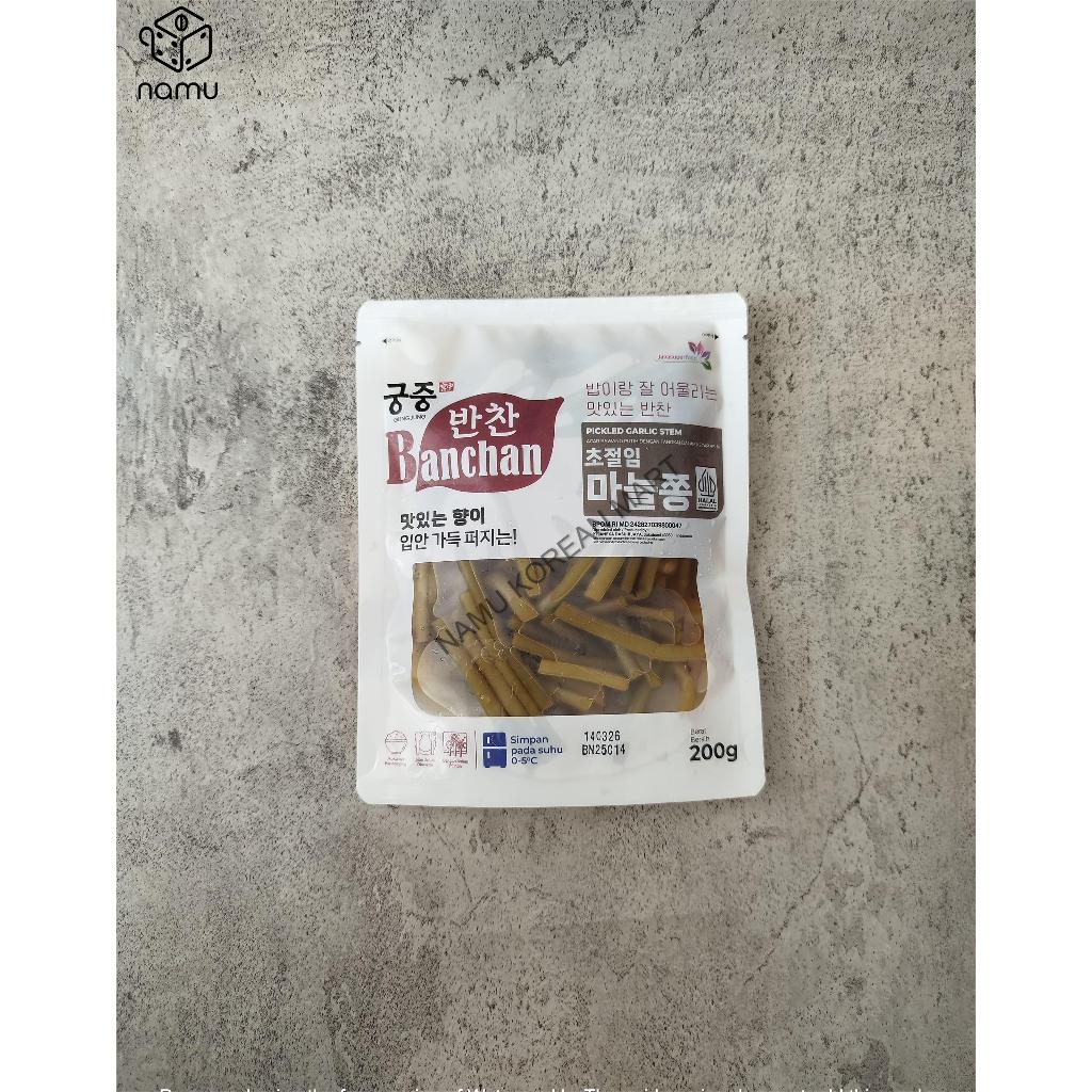 

Pickled Garlic Stem 200gr / Acar Tangkai Bawang Putih / Garlic Steam / Korean Side Dish / Banchan Korea / Korean Banchan