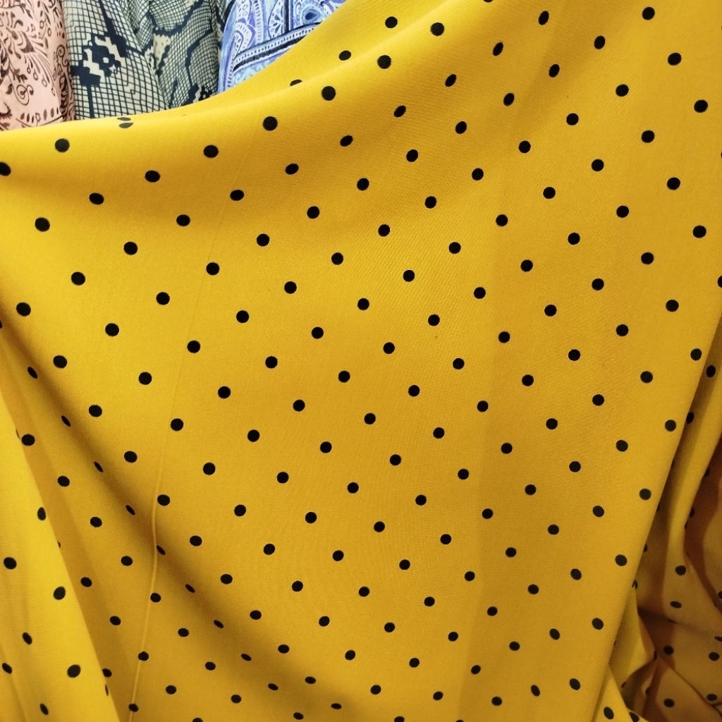 Bahan Wolfis Motif - Kain Wolfis Import - Bahan Wolfis - Kain Wolfis - Kain Meteran - Bahan Eceran -