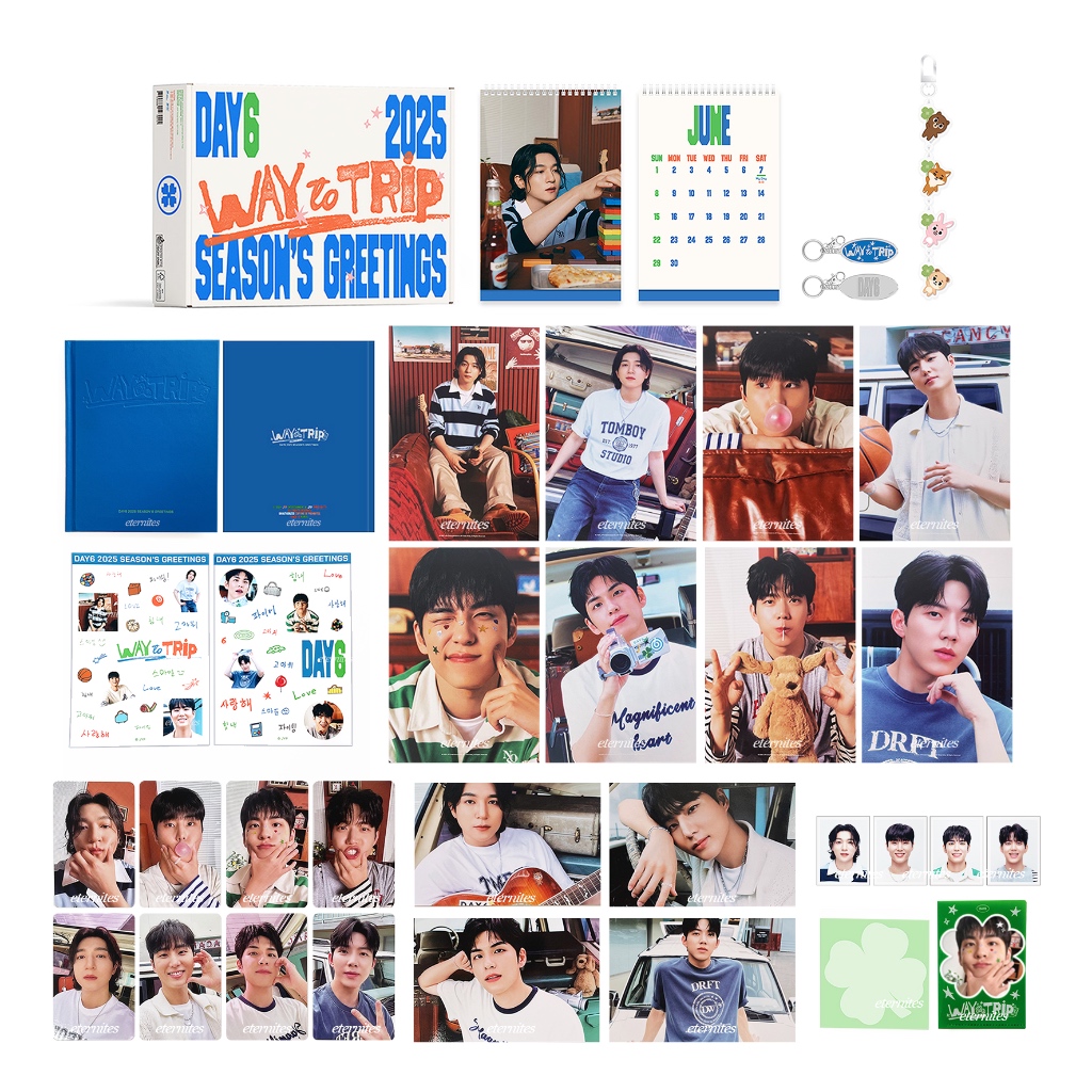 [ READY STOCK / OFFICIAL ] DAY6 2025 SEASON'S GREETINGS MEMBER SET SG < sharing > Sungjin YoungK Won