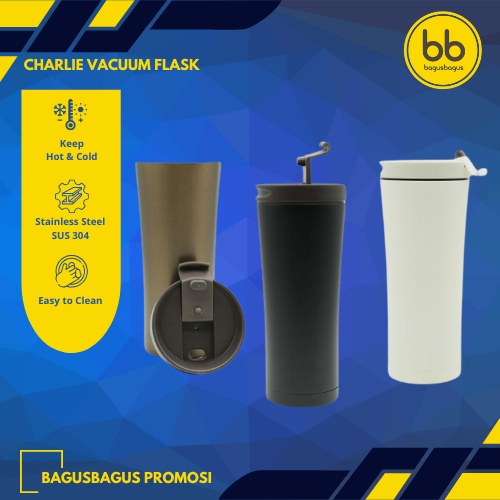 Charlie Vacuum Flask Tumbler Custom Nama