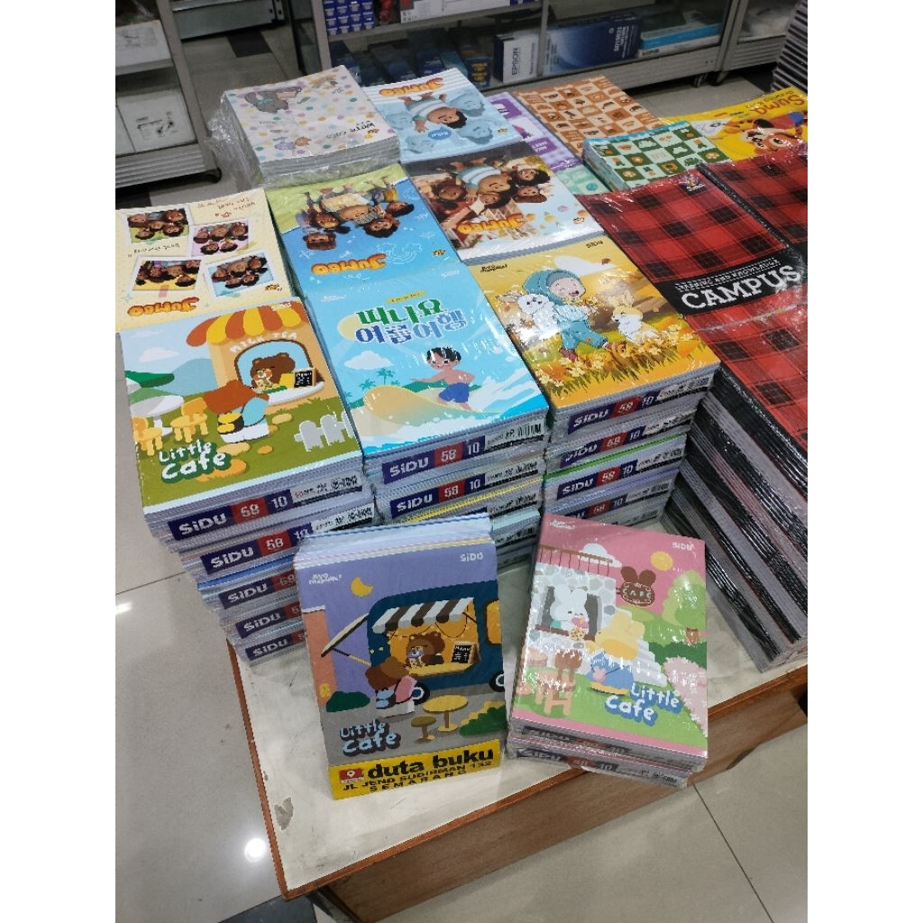 

[1pack = 10buku] BUKU TULIS SIDU isi 58 lembar | Buku Tulis Murah untuk Sekolah kualitas terbaik