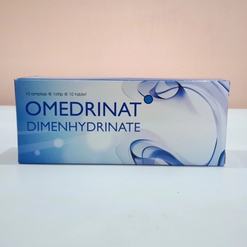 Omedrinat 50MG 𝟏 𝐊𝐎𝐓𝐀𝐊 𝐈𝐒𝐈 𝟏𝟎𝟎 𝐓𝐀𝐁𝐋𝐄𝐓 - Obat  Mabuk Perjalanan/Vertigo/Pusing
