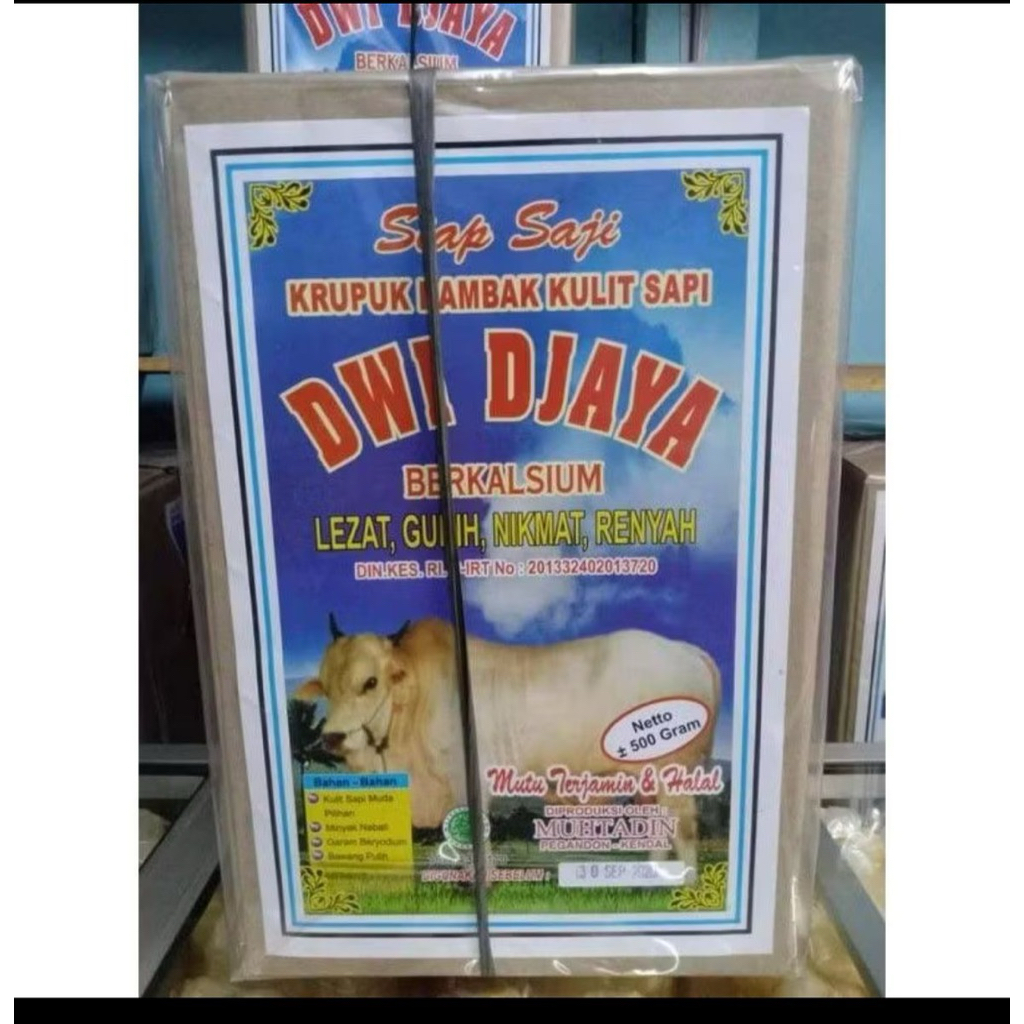 

kerupuk rambak kulit sapi 500g khas pegandon