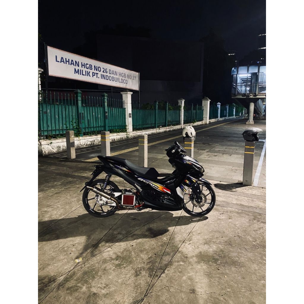 Striping Transparan Maxdecal Laminasi Glossy Aerox New 155 Custom Blitz Glossy