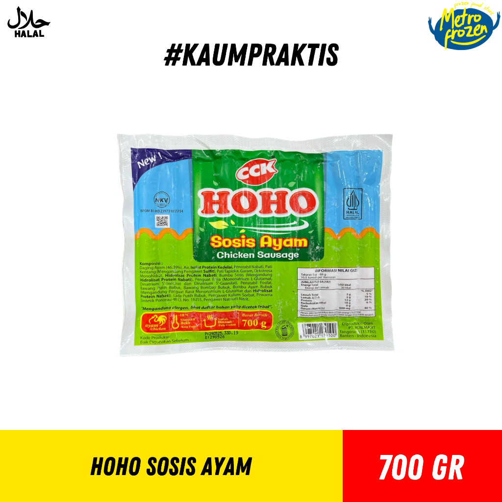

HOHO Sosis Ayam 700gr //sosis ayam //chicken sausage