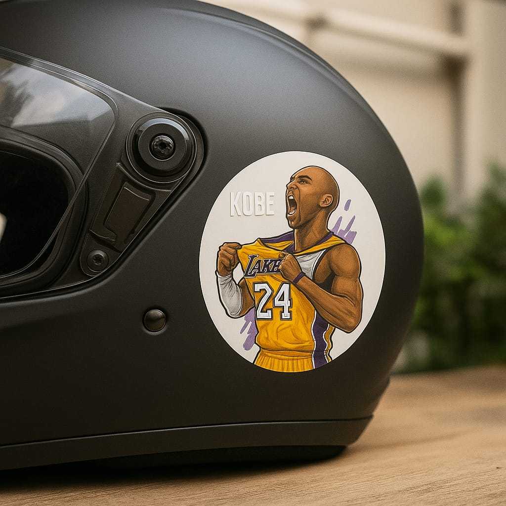 

Sticker Embos Kobe Bryant 3D | Stiker Embos Kobe Bryant Lakers | Stiker 3D Koleksi Legenda Basket | Stiker Timbul Keren untuk Laptop, Helm, Dinding, HP
