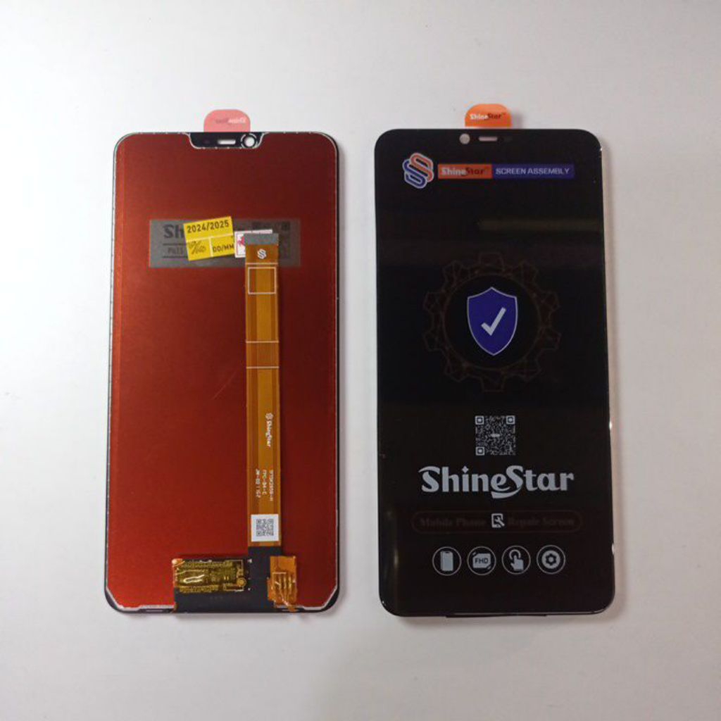 LCD TS SHINE STAR OPPO A3S / REALME 2 / REALME C1 ORIGINAL 1:1 BLACK TIDAK MUDAH PECAH