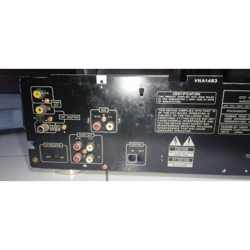 Box Bekas Laserdisc Pioneer