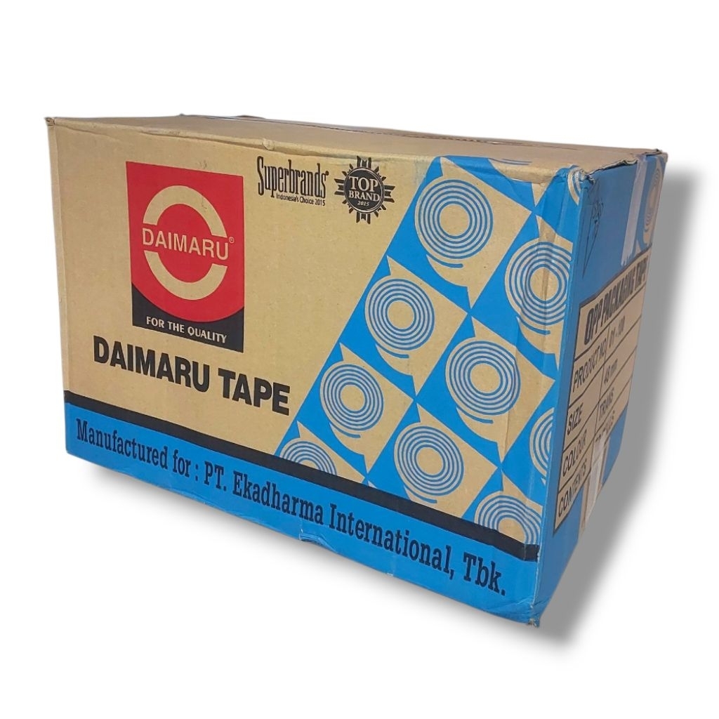 

GROSIR Lakban Bening DAIMARU 48 mm × 90 yard (1 Dus isi 72 pcs) - Lakban Berkualitas!