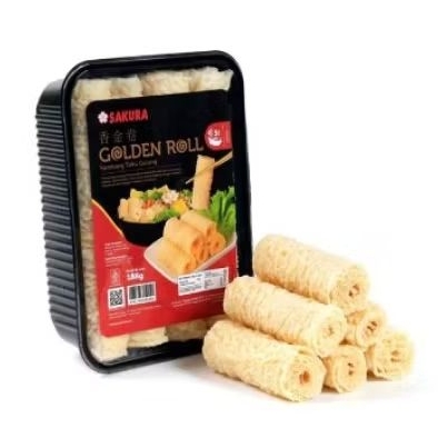 

Sakura Tofu Roll Kulit Kembang Tahu Buat Shabu" Tofu Skin Roll Golden Roll