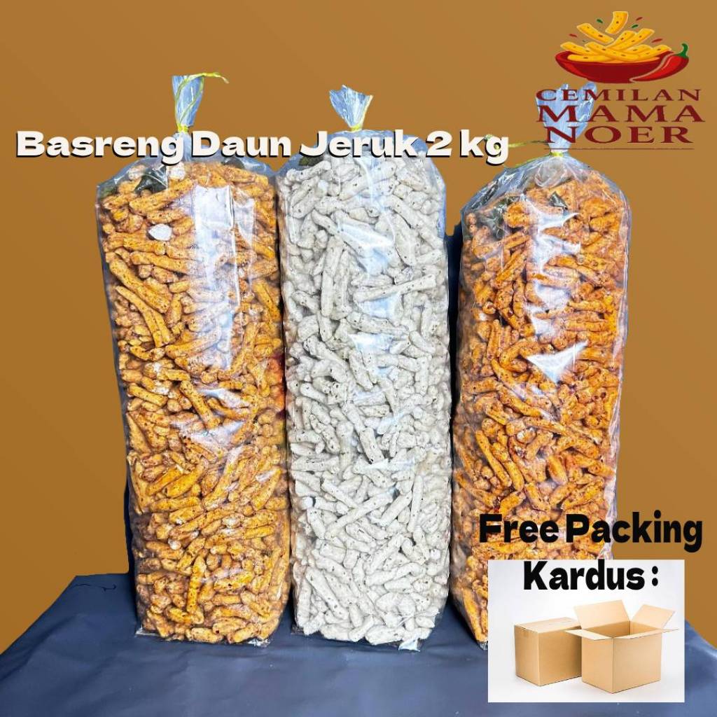 

Basreng Stik Daun Jeruk Rasa Extra Pedas Gurih Renyah 2kg