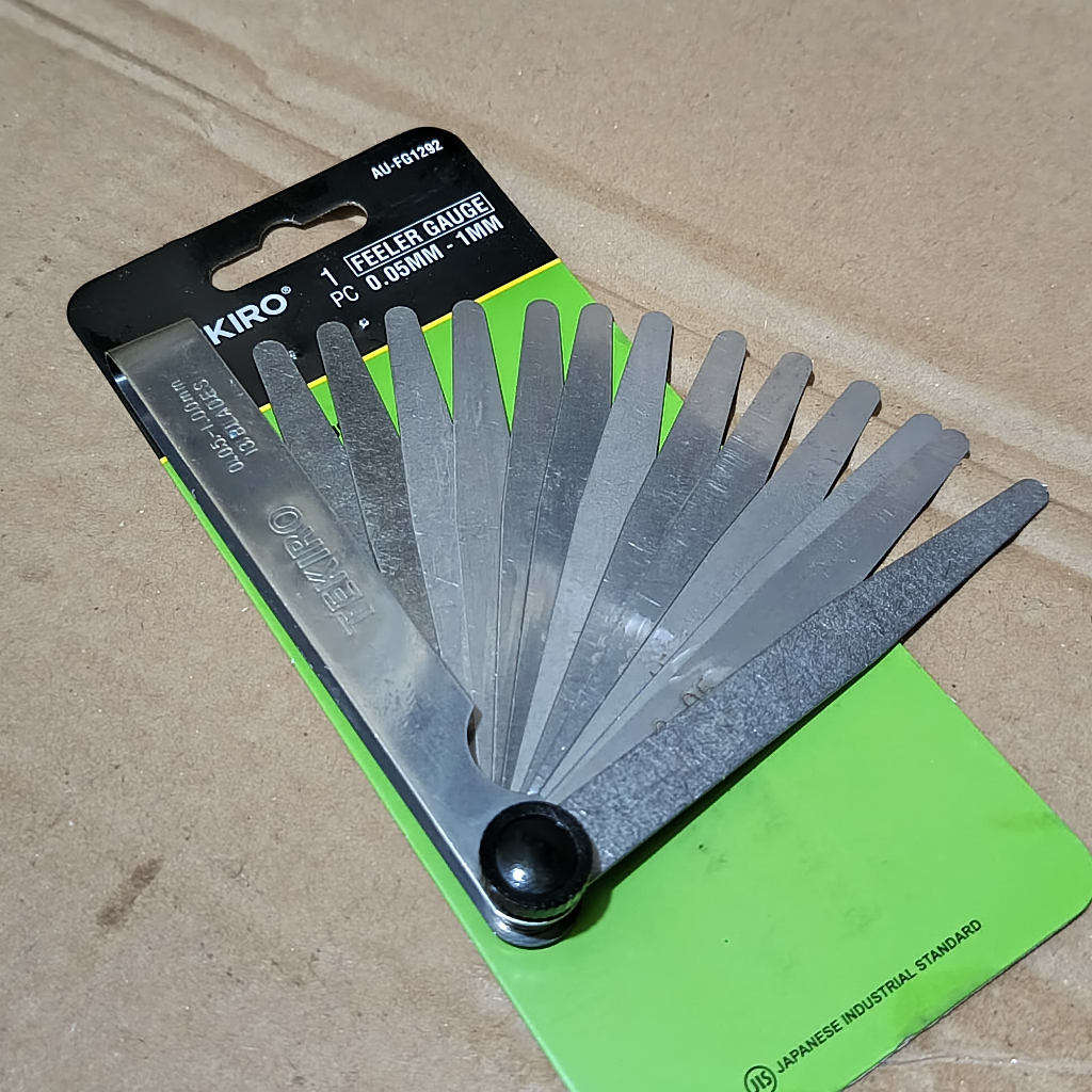 Fuller setelan klep tekiro 0.05-1.00mm / Puler setelan klep / Alat stel klep motor