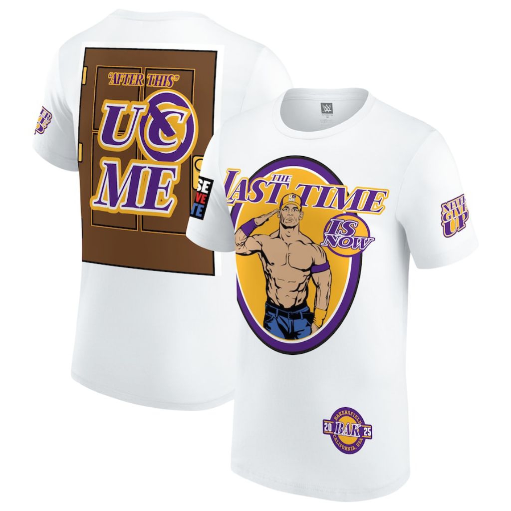 KAOS TSHIRT WWE JOHN CENA FAREWELL TOUR BAKERSFIELD