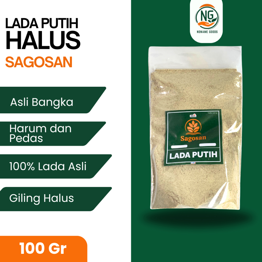 

Lada Putih Halus Asli Bangka Grade A