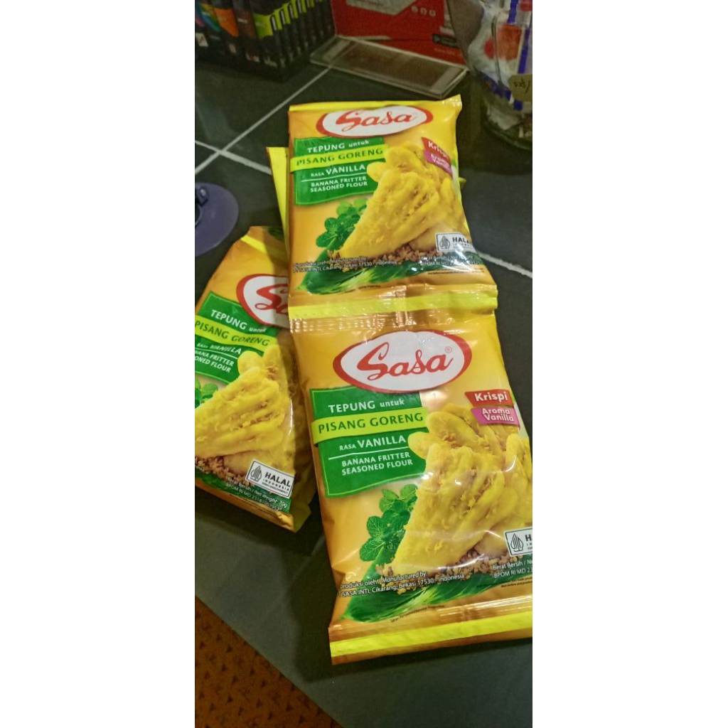 

Sasa Tepung Vanila Pisang Goreng 70 g