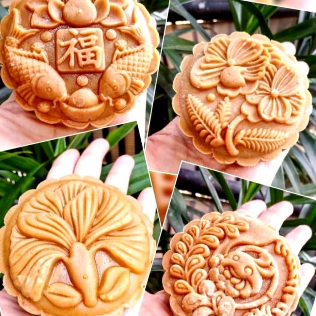 cetakan Mooncake mold 125gr