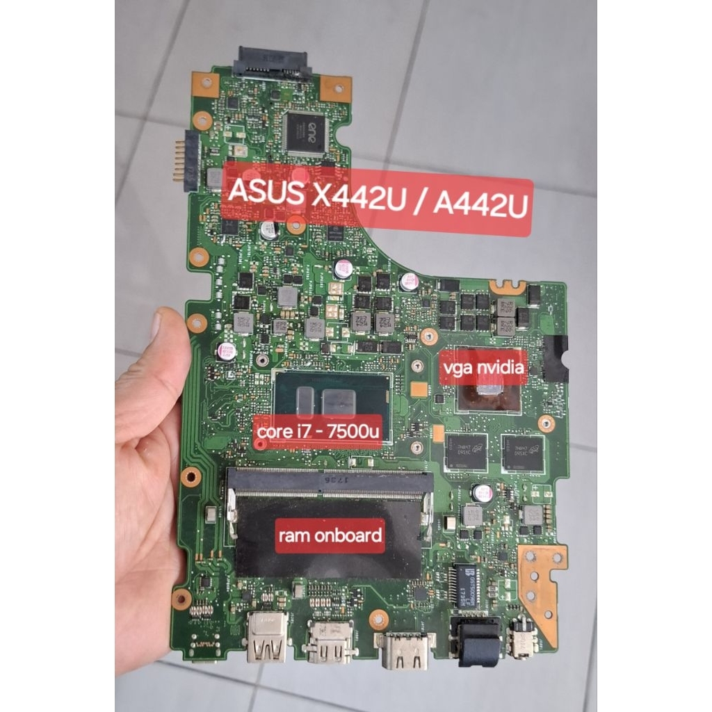 motherboard mainboard mobo asus x442u x442uv x442uq a442u a442uv intel core i7-7500u vga nvidia 2gb