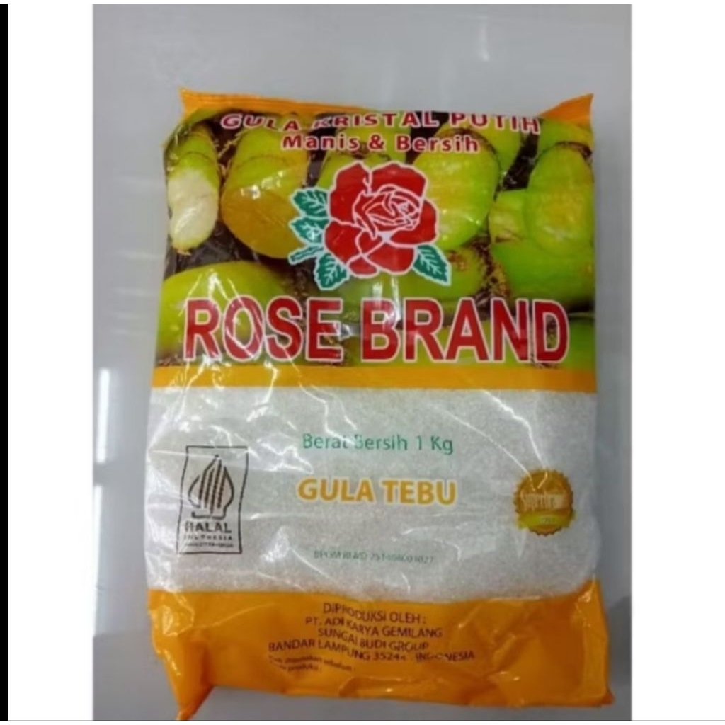 

Gula Tebu Rose Brand 1kg | Gula Pasir Rose Brand 1kg | Gula Kuning Rose Brand 1kg