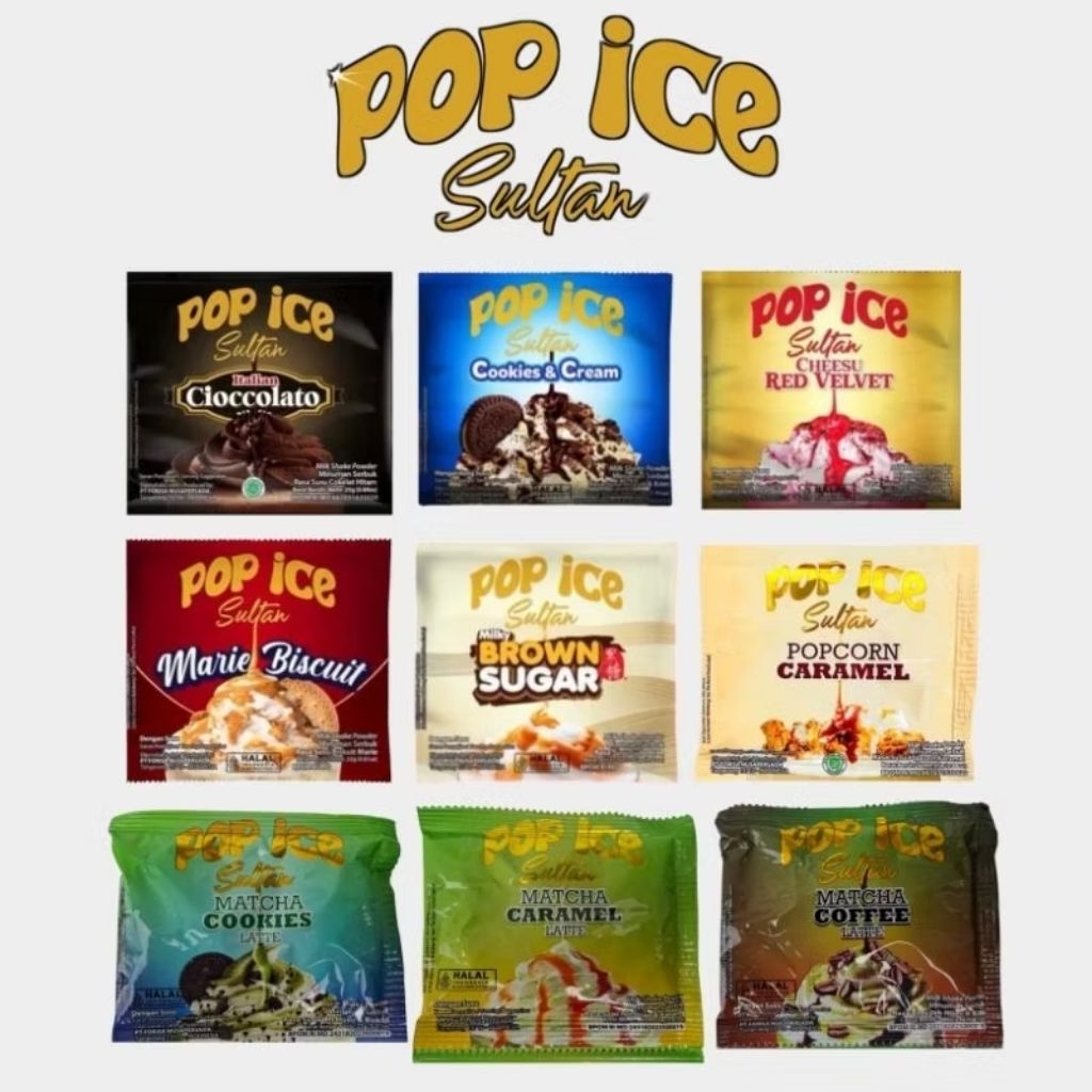 

Termurah !! Popice SULTAN (1 Renceng isi 10 Sachet)