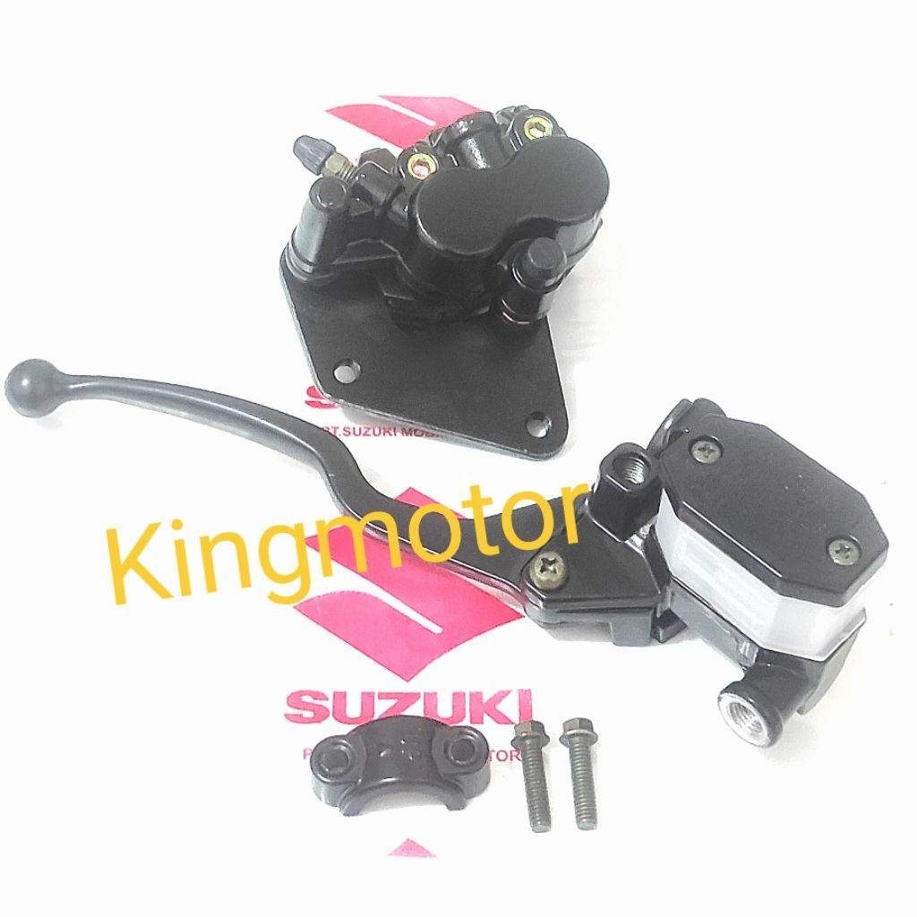 Kaliper + Master Rem Set Depan Suzuki Thunder 125,Trz,Trs,Rgr 150