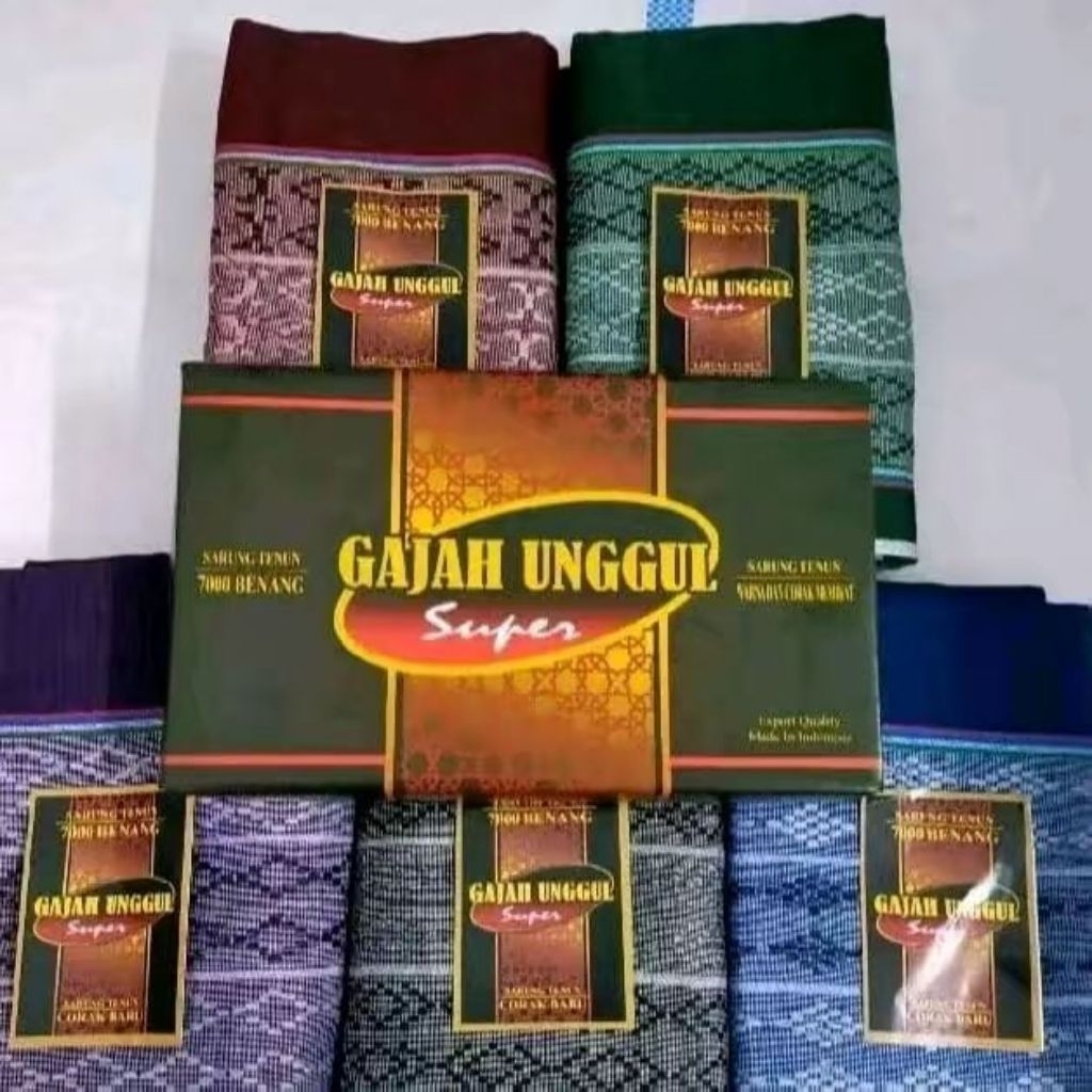 sarung tenun gajah unggul super sarung dewasa termurah