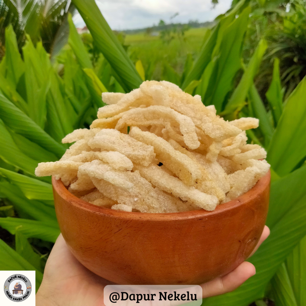 

Nekelu - Kerupuk Stick Udang Gurih Pedas 250 gram | Cemilan Kiloan Murah