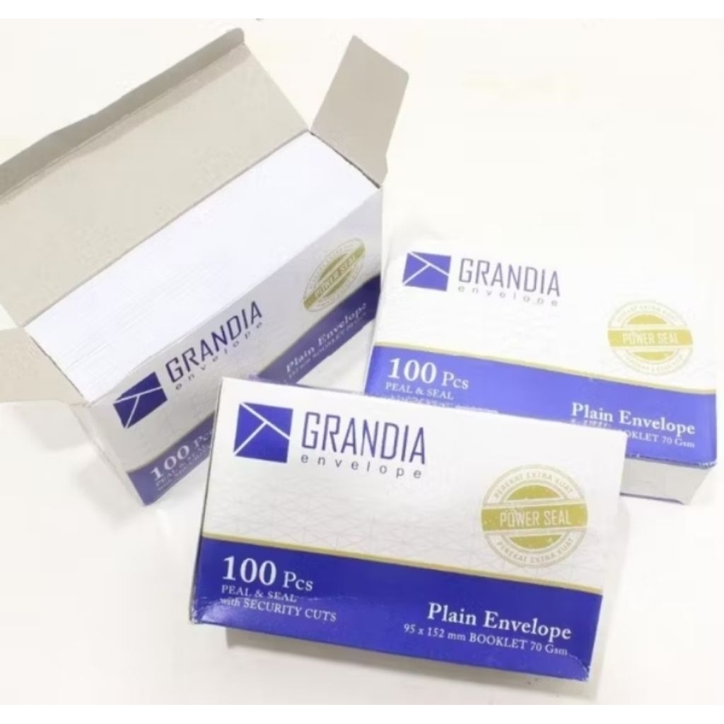 

Amplop putih 104 GRANDIA/amplop kecil polos lem 1 box isi 100 pcs