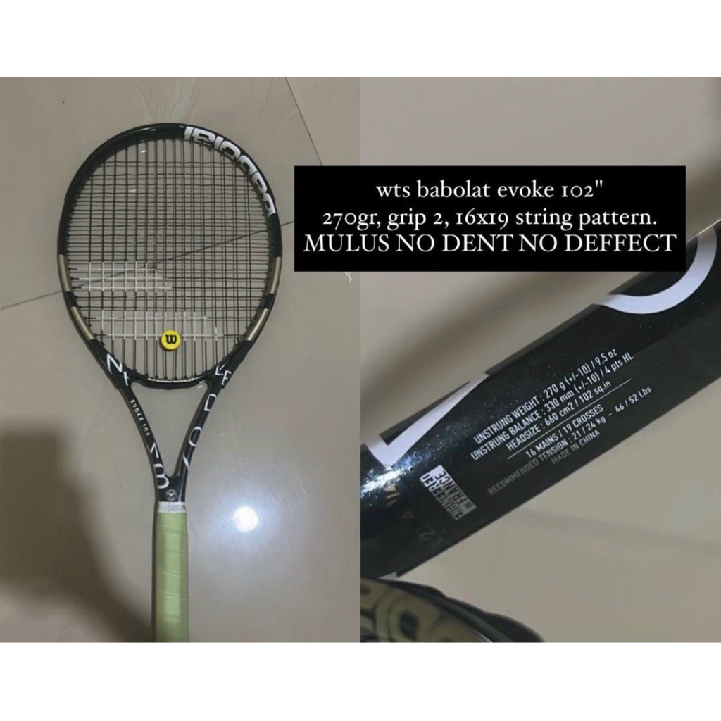 Raket Tennis Babolat Evoke 102”