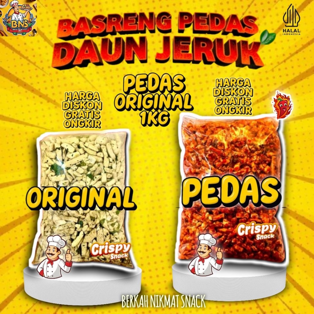 

BASRENG PEDAS DAUN JERUK 1KG