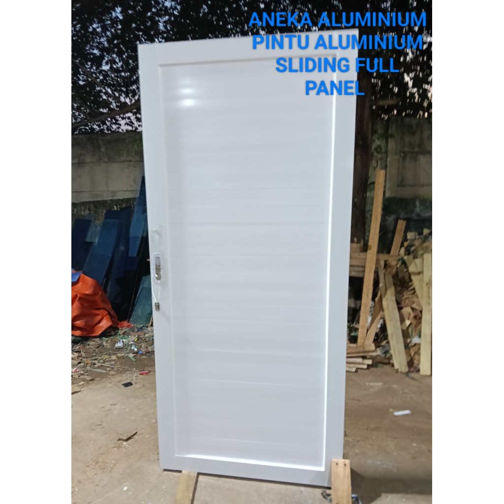 Pintu Sliding full Aluminium ukuran L 90 x T 200