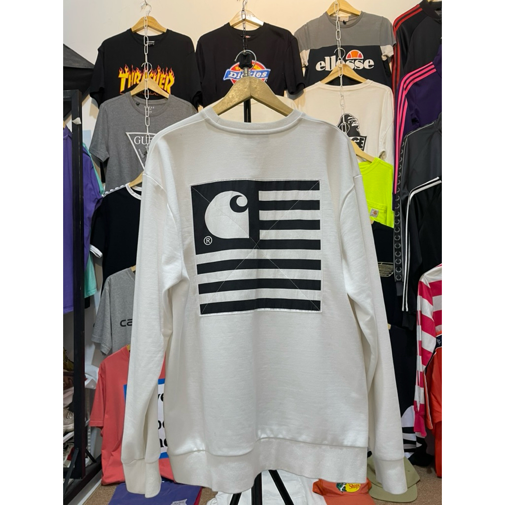 Crewneck state patch carhartt