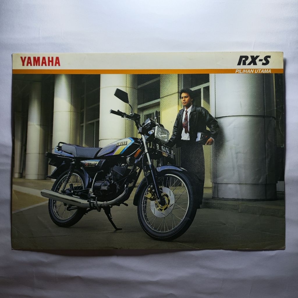 Brosur Flyer Leaflet Poster Jadul Lawas Yamaha RX S RX Spesial Tahun 1995
