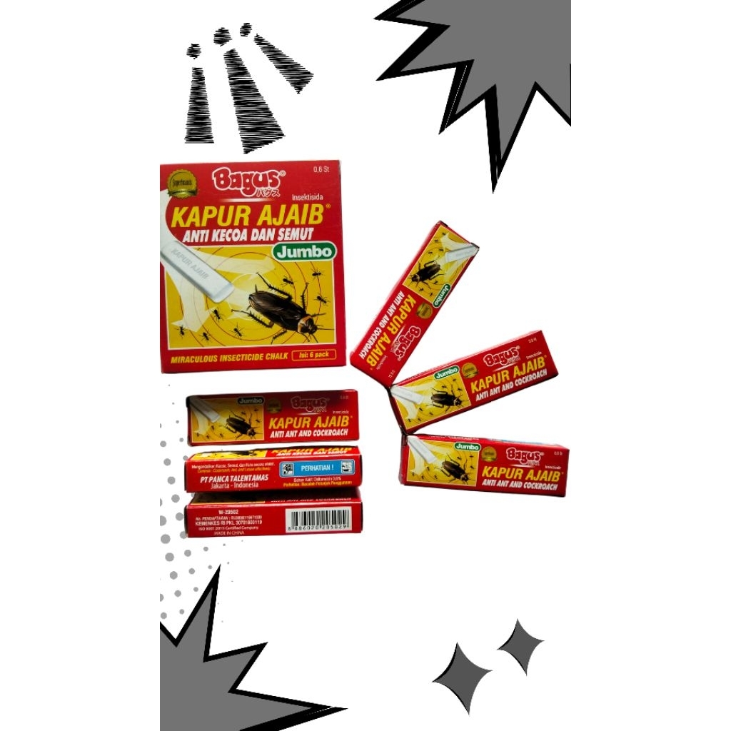 Kapur Ajaib BAGUS Jumbo-Anti Kecoa & Semut