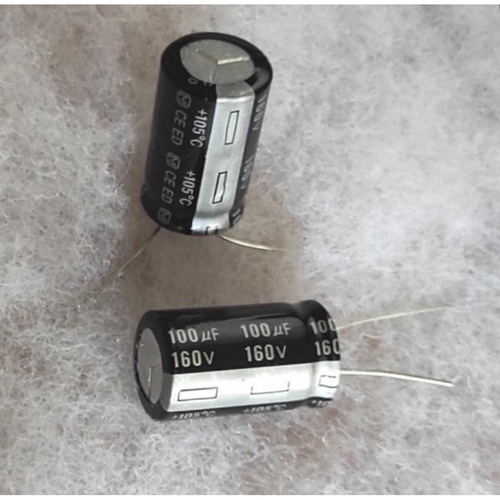 Elko kapasitor 100uf 160 volt / elko 100 uf 160 v