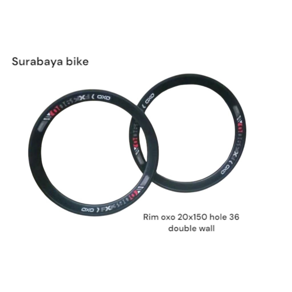 VELG/RIM 20x150 OXO HOLE 36 DOUBLE WALL 3CM/4CM