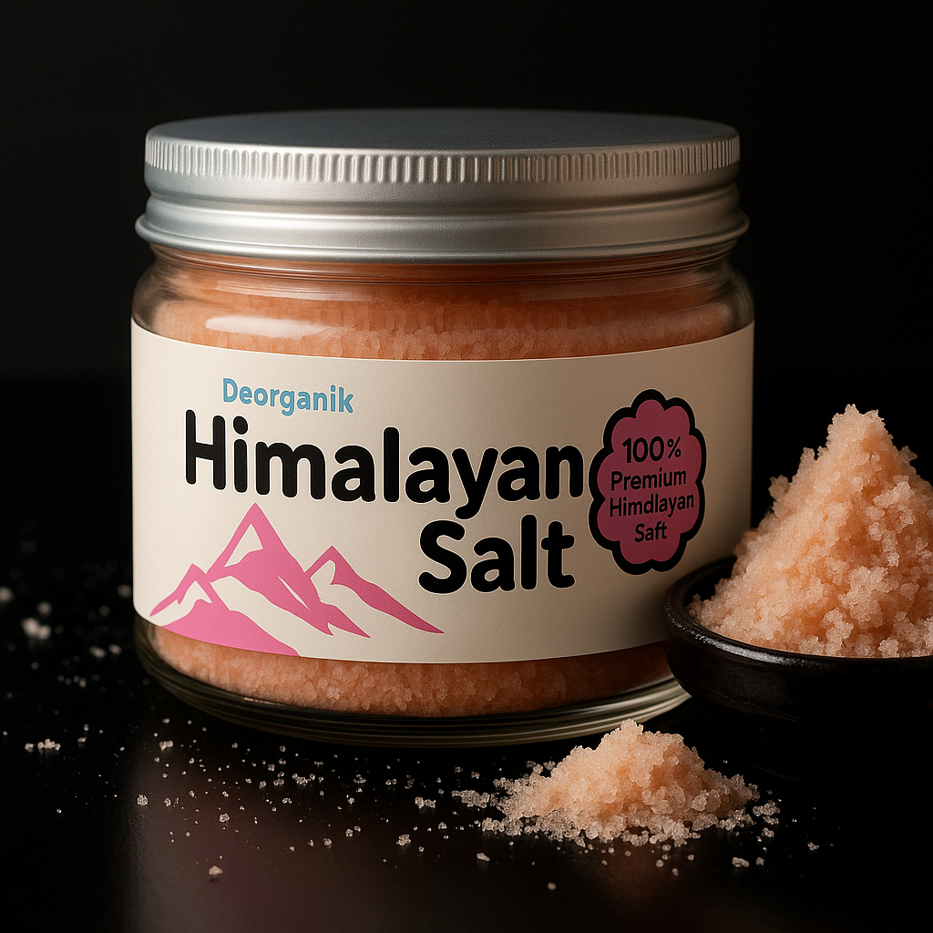 

Deorganik Pink Salt Garam Himalaya - Himalayan salt Premium Asli 200gr