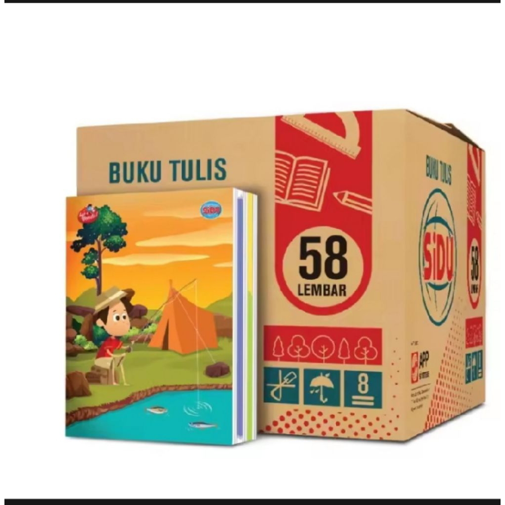 

1(pak) BUKU SIDU 58 LEMBAR ISI 10PCS