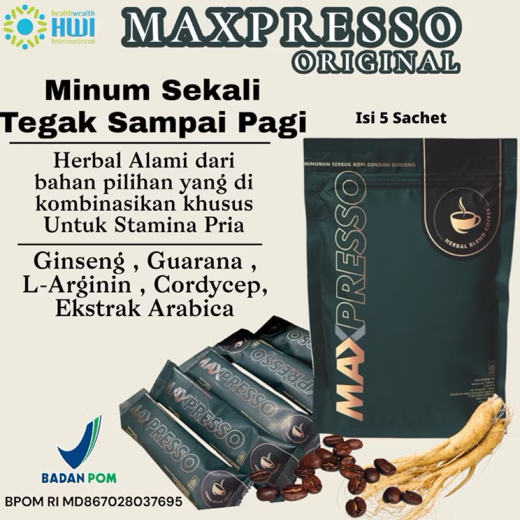 

Maxpresso Kopi dengan Kandungan Arabica