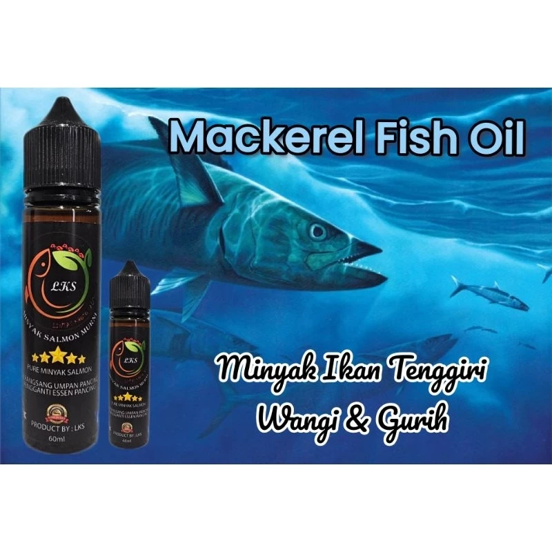

Minyak Ikan Tenggiri/ Mackerel Oil / Essence Tenggiri