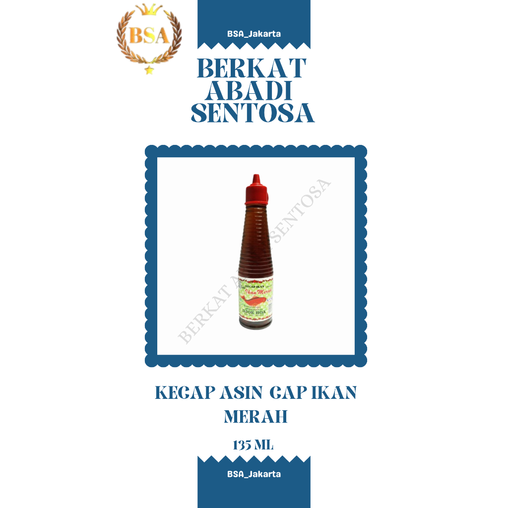 

KECAP ASIN CAP IKAN MERAH (135 ML)
