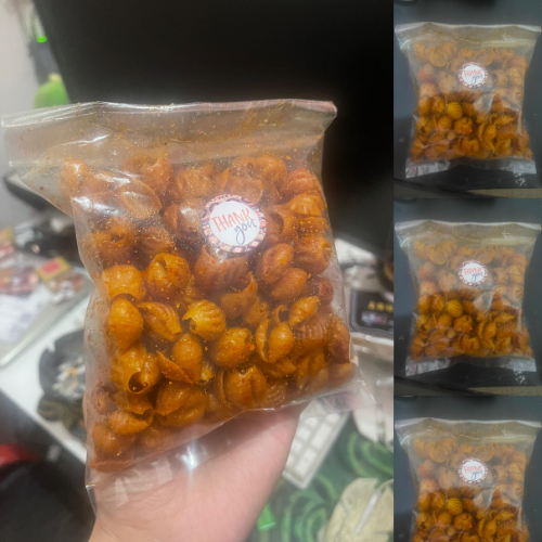 

Snack Kerang Kriuk 150gr, Camilan Renyah Unik Bentuk Kerang