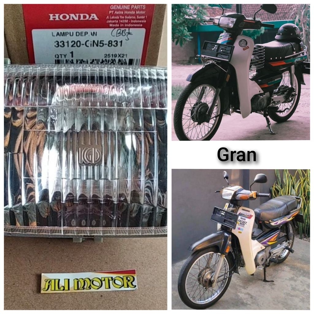 Lampu depan reflektor gran prima astrea 100% original AHM