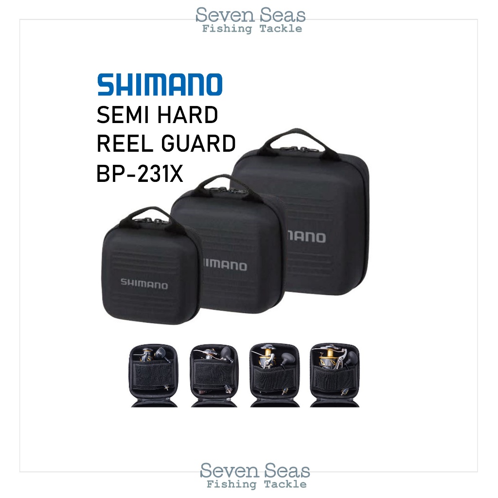 Shimano Semi Hard Reel Guar Case BP-231X Tempat Box Pelindung Penyimpanan Reel Pancing