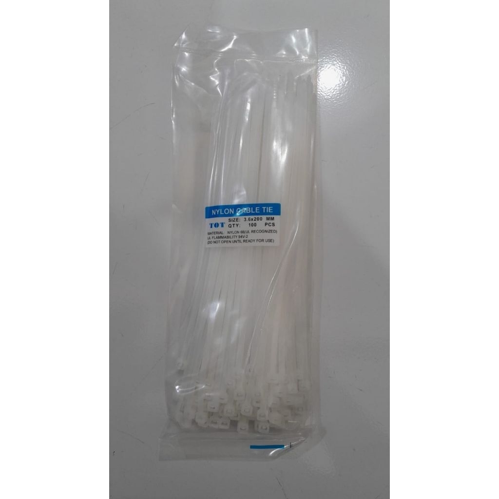 

Kabel Ties 3.6 x 200mm isi 100pcs Nylon Cable Tie 15cm Insulock Tis 15 cm 3.6 x 200 mm Insulok pcs