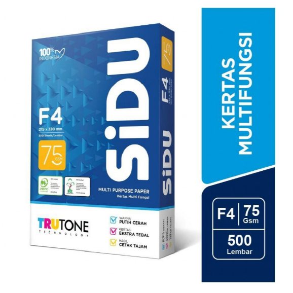 

SIDU HVS F4 70 Gsm harga 1 rim